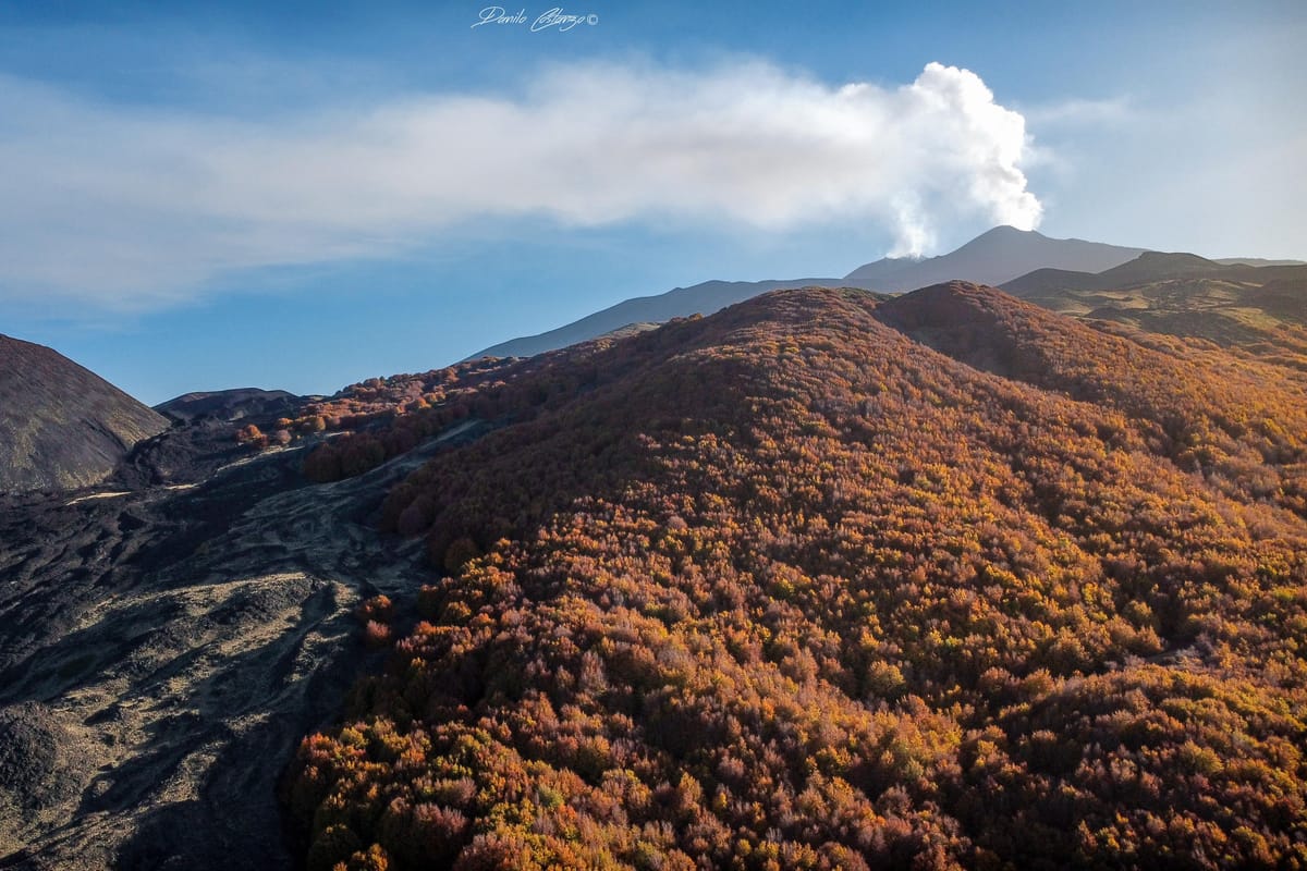 Alcantara gorge and Mount Etna day tour landscape